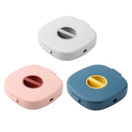 OSALADI Charging Cable Organiser Box 3 Colours Set Small Portable and Easy to Use for Telephone Cables