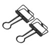 50Pcs Hollow Binder Clips Metal Paper Binder Clips for Documents