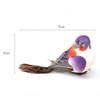 Artificial Simulation Foam Feather Bird Mini Sparrow Ornaments DIY Craft