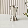 NUZAMAS Measuring Cup 15/30ml 304 Stainless Steel Double Head Beaker