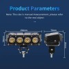 Par Luces Faros Auxiliares Led De Lupa Para Auto Moto