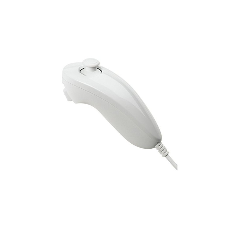 C-FUNN Klassischer Nunchuck-Controller für Wii Wii U, Schwarz und Weiß,
