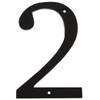 Distinctions 843142 Black Flush-Mount 4-Inch House Number 2