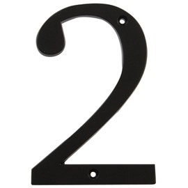 Distinctions 843142 Black Flush-Mount 4-Inch House Number 2