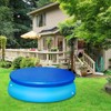 PLULON 6Ft Pool Cover Round Swimming Pool Cover, Round Pool