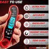 Alphagriller Instant Read Meat Thermometer for Cooking Grill and BBQ