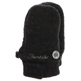 Sterntaler Unisex Baby Wool Thumb (Merino) Mittens, Anthracite Mixture