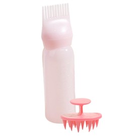 Baluue 2sets Hair Dye Applicator Bottle Set Root Comb Squeeze Bottles for Coloring Oiling Styling