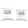 Rhyme Without Reason Throw Pillow