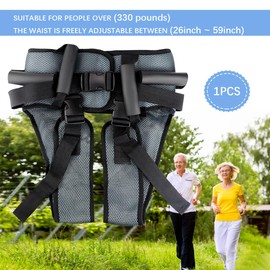 Transfer Belt with Leg Loops, Durable and Wear Resistant Geriatric Walking and Toddler Belt, Medical Nursing Safety Gait Assist Device for Bariatrics Pediatric Elderly Occupational Supplies