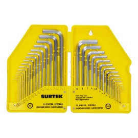 Surtek ALLF30 Juego Combinado de 30 Llaves Hexagonales "L" en Estuche