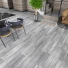 WESTICK Grey Peel and Stick Floor Tile Waterproof Bathroom Floor