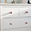 Nicola Spring Round Ceramic Cabinet Knobs - Pink - Pack