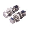 KOSJETHAS 6 Sets 3/8-16 x 2 Stainless Steel Hex Head