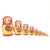 G. M. Semyonov Made Russian Nesting Dolls 10 Pcs Clear anyu-ta [Russian Sundries]