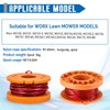 JAMSSOW 6 Pcs Replacement Strimmer Spool Compatible with Worx WA0010