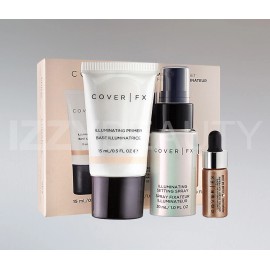 Cover Fx Mattifying Primer & Set Kit Primer Setting Spray & Setting Powder  - Illuminating Prime & Set