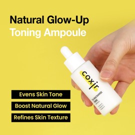 coxir coxir TXA NIACINAMIDE TONING AMPOULE I Tranexamic Acid, Vitamin C I Even Skin Tone, Hydrating, Smoothing, Calming, Moisturizing, Korean Skin Care[50ml/1.69 fl.oz]