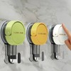 Modern Wall-Mounted Suction Hooks, Removable and Reusable, Watterproof, Resistant, Easy