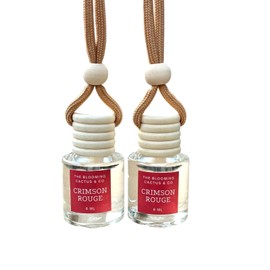 2 Long-Lasting Fragrance for Car and Small Rooms-Car Air Freshener-Air Freshener for Car-Car Hanging Air Freshener-Phthalate Free Fragrance (Crimson Rouge)