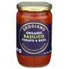 SEGGIANO Organic Basilico Pasta Sauce, 24 OZ