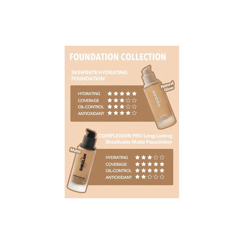 Crema Hidratante Sheglam Skinfinite Base Tono Nude