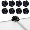 40 Pcs White Wire Grid Cube Plastic Connectors,4mm for Modular