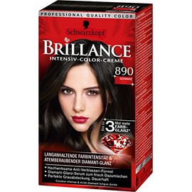 Brillance Intensiv-Color-Creme 890 Schwarz, 3er Pack (3 x 143 ml)