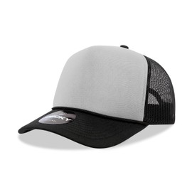 DECKY Standard 5 Panel Mid Profile Structured Foam Trucker, Multi