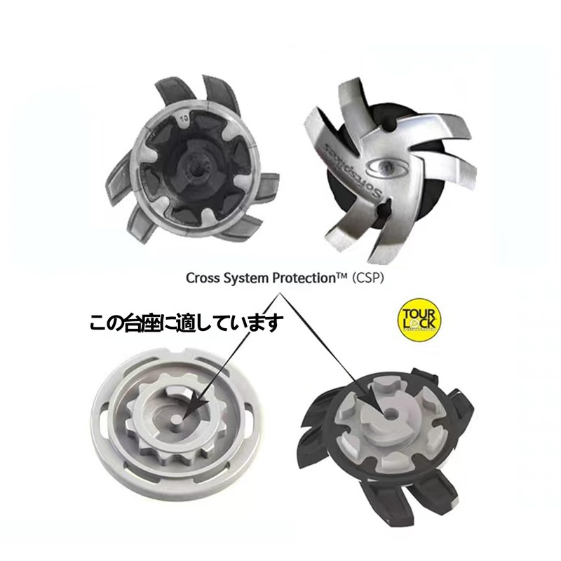 QuickYen Golf Spike Tacks Set of 24 Spikes Golf Tacks