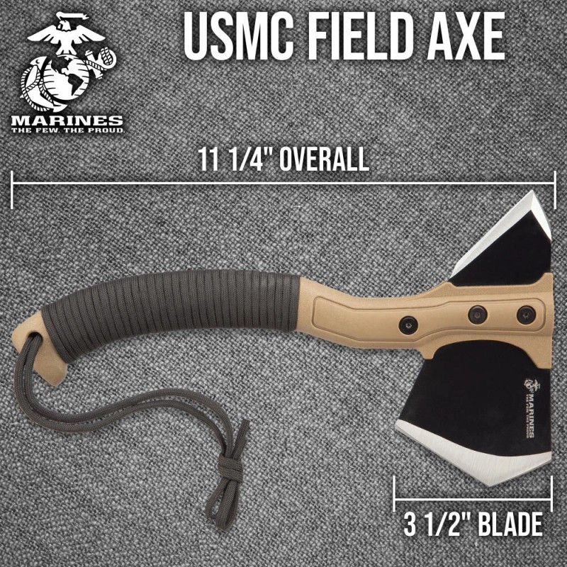 United Cutlery USMC Field Axe | TPU Belt Sheath |