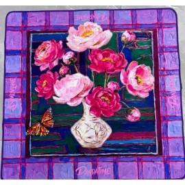 PANDATIME US Store Delivery Exquisite Classic Mahjong Game 160 Engraved Tiles with Four Colored Wooden Racks for Friends Reunion Game USAColor: mat-14-purple