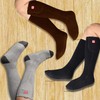 Rabbitroom Rechchargeable Heated Socks Women Electric Battery Socks Thermal Insulated