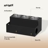 NIUBEE Hair Tool Organizer, Black Acrylic Hair Dryer and Styling