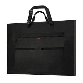 Nicpro Light Weight Art Portfolio Bag, 32 x 42 Inches Waterproof Nylon Art Portfolio Case with Shoulder & Handle Carry, for Artwork, Poster, Sketch Drawing, Canvas, Photography, Solar Panel Storage