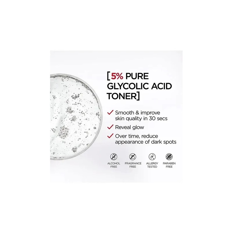L’Oréal Revitalift tónico 5 % ácido glicólico + aloe, alisa