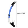 Full Dry Breathing Tube with Comfortable Silicone Mouthpiece and Single
