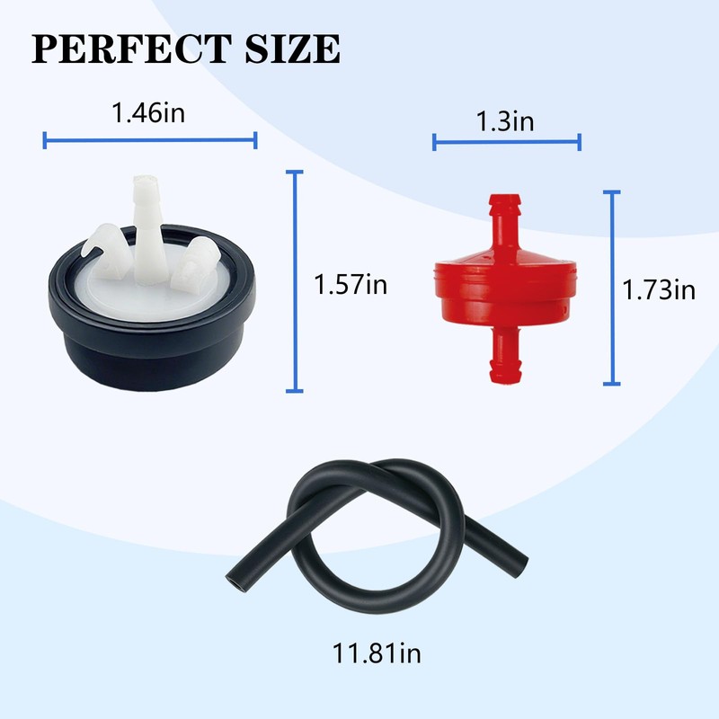 44-2750 66-7460 Snowblower Lawn mower Parts for Primer Bulb Fuel