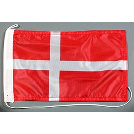 Boat Flag Denmark 20 x 30 cm Professional Quality Flag Motorcycle Flag