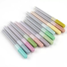 Sangse Jeongbo Chamjo WRITECH 접이식 하이라이터 다양한 색상 12ct Neutral 및 리필 WRITECH Foldable Highlighter Various Colors 12ct Neutral and Refill