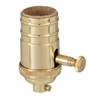 B&P Lamp® Edison Size Full Dimmer Socket in Brass