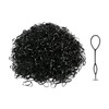 shefun JP136 (C2-black-1000) Children's Hair Elastics, 1000-piece Set, Baby Hair