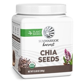 Sunwarrior - Aditivo orgánico sin OMG para batidos y pudín de acai, 360 g (30 srv) cosecha orgánica