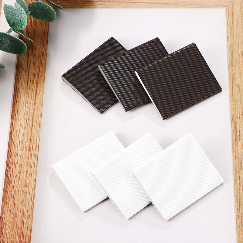 Jetec 6 Peices Self-Adhesive Door Corner Seals, Gap Filler Seal