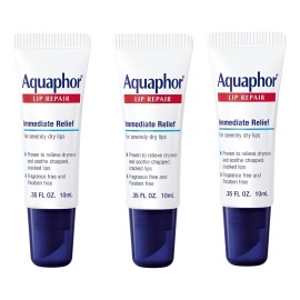 Aquaphor Lip Repair Pack 3 Bálsamos Sin Blister 10g C/u