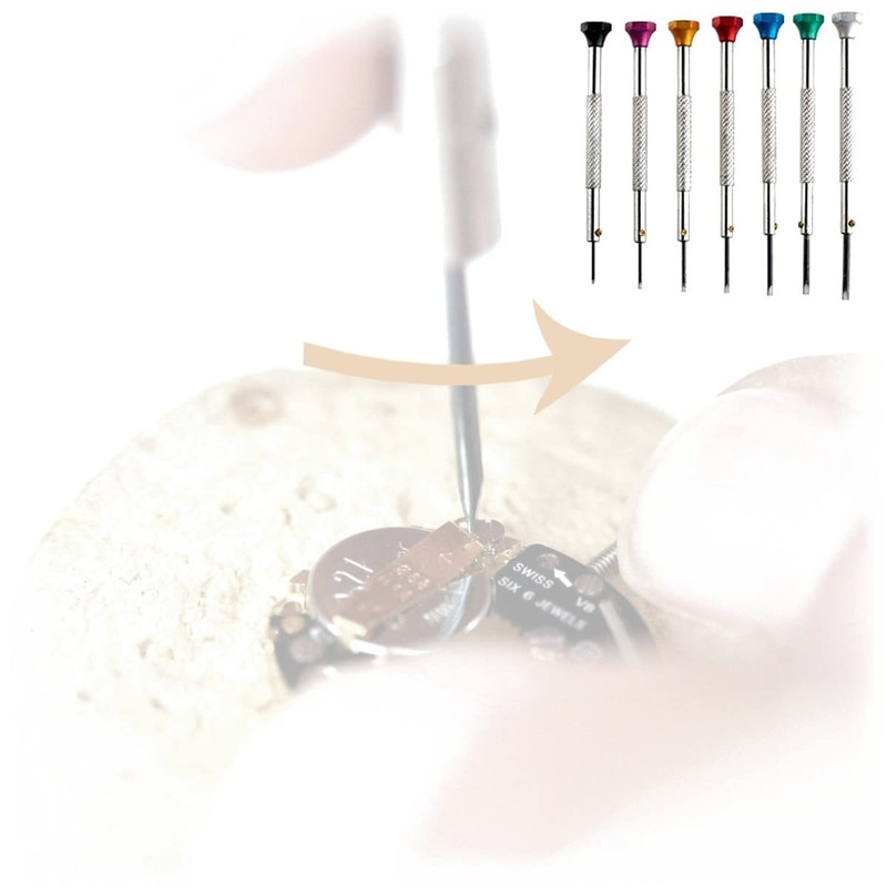 S1 Deluxe Watchmaker's Screwdriver Set Star XL for Watch Repair