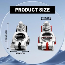 Terminal de batería positivo y negativo para Nissan, Maxima, Rouge, Sentra, Murano, 243407F000, 24340-7F000, 243407F001, Plastic Cove