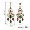 Unbranded Unique Victorian Era Red Green & Clear Crystal Filigree