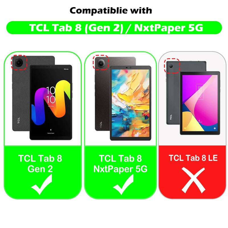 YRH Case for TCL Tab 8 NXTPAPER 5G Tablet 8.7''