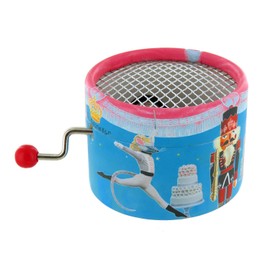 Round Music Box/Music Box with Hand Crank Made of Cardboard - The Nutcracker (P. I. Tchaïkovski)